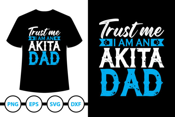 Akita Dog T-Shirt Design 8