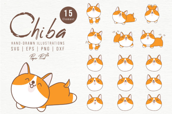 Chiba Cute Cartoon Dog